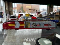 Vintage Astronef Eletrcique Battery Operated Space Ship