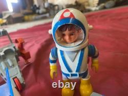 Vintage BILLY BLASTOFF Construction and Space Scout vehicles and figures
