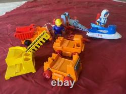 Vintage BILLY BLASTOFF Construction and Space Scout vehicles and figures