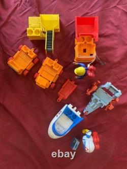 Vintage BILLY BLASTOFF Construction and Space Scout vehicles and figures