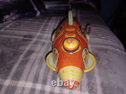 Vintage BUCK ROGERS Wind-Up Marx Spaceship Space Ship 1927 Tin Litho Toy