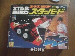 Vintage Bandai Japan Star Bird Space Sound Silver Missile Firing Milton Bradley