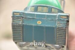 Vintage Battery MT Trademark Space Planet Tank Litho Tin Toy, Japan