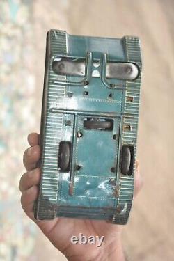 Vintage Battery MT Trademark Space Planet Tank Litho Tin Toy, Japan