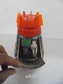 Vintage Battery S. H Mark United States Space Ship/Shuttle Litho Tin Toy, Japan