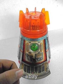 Vintage Battery S. H Mark United States Space Ship/Shuttle Litho Tin Toy, Japan