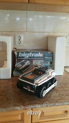 Vintage Big Trak Elektronika Bradley Space Toy Moon Rover Battery Oper. + Box