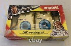 Vintage Buddy L NASA Space Intercom set With box Very Rare Vintage Toy
