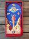 Vintage Chad Valley Pinball Bagatelle Game Rocket Board Space Age 1950 England