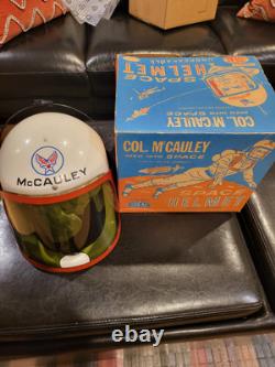 Vintage Col. McCauley toy space helmet? By Ideal 1960