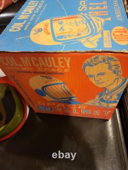 Vintage Col. McCauley toy space helmet? By Ideal 1960