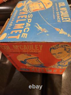 Vintage Col. McCauley toy space helmet? By Ideal 1960
