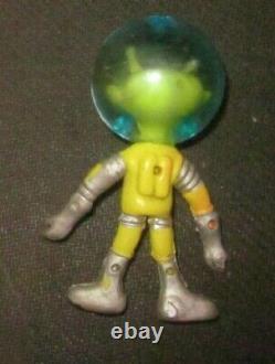 Vintage Colorforms Colorform Alien Outer Space Men mini rubber Alpha 7 withhelmet