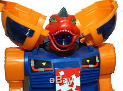 Vintage Cosmic Fighter Robot Space Toy Deceptor Godzilla Dino Robot
