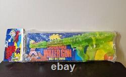 Vintage Cosmic Space Water Gun Neon Green Ray Gun