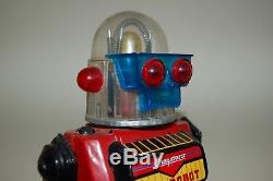 Vintage Cragstan, Mr Robot Futuristic Space Tin Toy, Japan circa1960