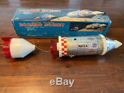 Vintage Daiya Docking Rocket Original Box Battery Operated Japan RARE