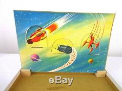 Vintage Dan Dare Space Shooting Toy Target Game Glevum 1950s Complete Very Rare