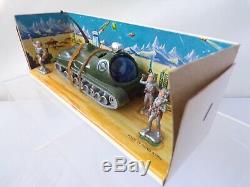Vintage Delaware Lunar Exploration Space Ships Men Boxed Toy Hong Kong No. 704