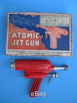 Vintage Die Cast UK Atomic Jet Space Ray Gun Pistol With Original Box England
