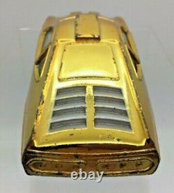 Vintage Dinky Toys 352 Shado UFO Ed Strakers Vehicle Gold Space Car 1999 Rare