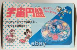 Vintage Disney Mickey Mouse Space Ship UFO Battery Operated Toy Masudaya Japan