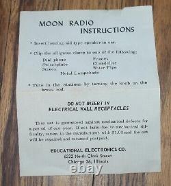 Vintage Educational Electronics US COMMAND SPACE SATELLITE MOON RADIO MARK II