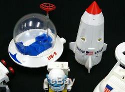 Vintage Eldon Billy Blastoff Space Base Astronaut Complete Set Mint withBox Works