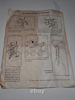 Vintage Eldon Billy Blastoff Space Base Set Accessories & Instructions Gen 1