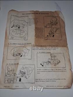 Vintage Eldon Billy Blastoff Space Base Set Accessories & Instructions Gen 1