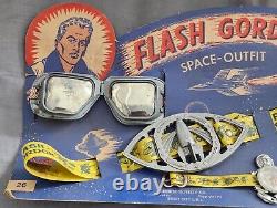 Vintage Flash Gordon Space Outfit 1951 Esquire Novelty Rare Never Used On Card