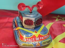 Vintage Flash Space Patrol Z-206 Toy Batt. Operated Greece Version T. P. S Japan