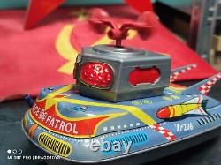 Vintage Flash Space Patrol Z-206 Toy Batt. Operated Greece Version T. P. S Japan