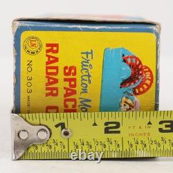 Vintage Friction Motor Space Radar Car No. 303 Made in Hong Kong