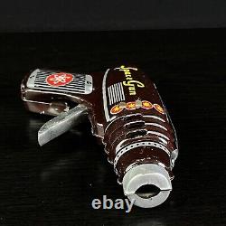 Vintage Friction Space Gun Metal Litho Trigger Works Unmarked