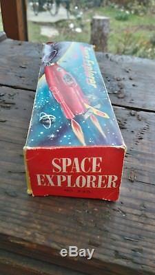 Vintage Friction toy Space Explorer X-30 1950's no 230 in original box, rare