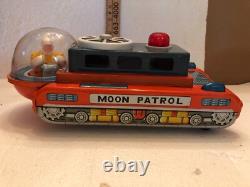 Vintage GAKKAN Japan Space PATROL Tin Toy Battery Operated