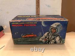 Vintage GAKKAN Japan Space PATROL Tin Toy Battery Operated