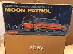 Vintage GAKKAN Japan Space PATROL Tin Toy Battery Operated