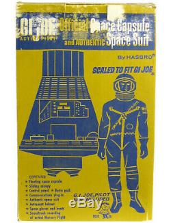 Vintage GI Joe Pilot Official Space Capsule withGummy Head Astronaut Figure & Box