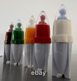 Vintage German Space Age Desk Game Devoted To Space Exploration 5 Rockets