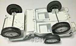 Vintage Gi Joe Hasbro 5 Star Jeep 7000 Custom Nasa White Jeep Space Jeep Nice