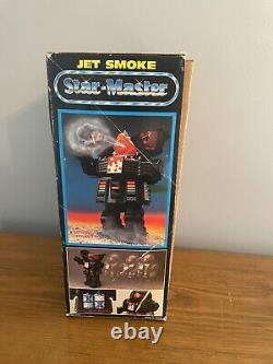 Vintage Godzilla Space Toy Dino Monster Robot Jet Smoke Star Master China 12'