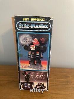 Vintage Godzilla Space Toy Dino Monster Robot Jet Smoke Star Master China 12'