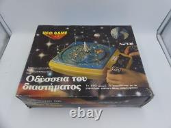 Vintage Greek Space Odyssey B/O UFO Game by AA 1970s Retro Collectible