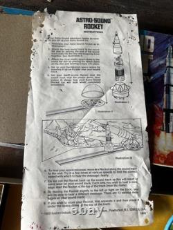 Vintage Hasbro ASTRO-SOUND Rocket Talking Space Toy 1969 Box 5800 NOS unused