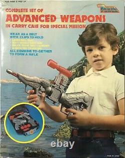 Vintage High Tech Force Advanced Weapon Set Combine Space Toy Gun New In Box