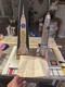 Vintage Holdraketa Tin Moon Rocket with Box & Instructions Hungary
