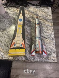 Vintage Holdraketa Tin Moon Rocket with Box & Instructions Hungary