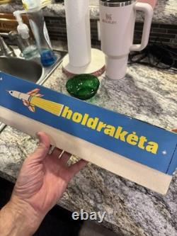 Vintage Holdraketa Tin Moon Rocket with Box & Instructions Hungary